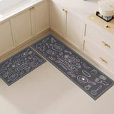 2 Pcs 3D Anti Slip Soft Floor Mats