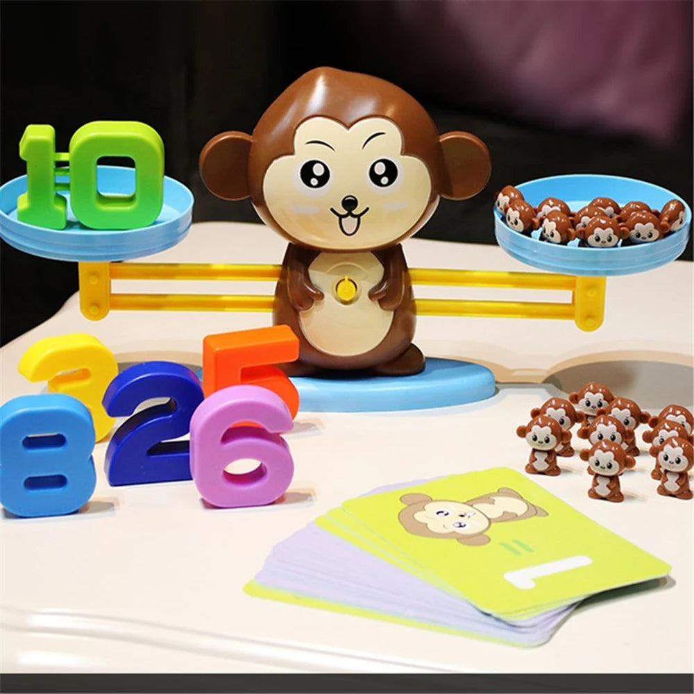 Balance Scale Monkey Balance Game Monkey Balance Math Game SK