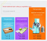 Rotary Drum Vegetable Cutter Grater