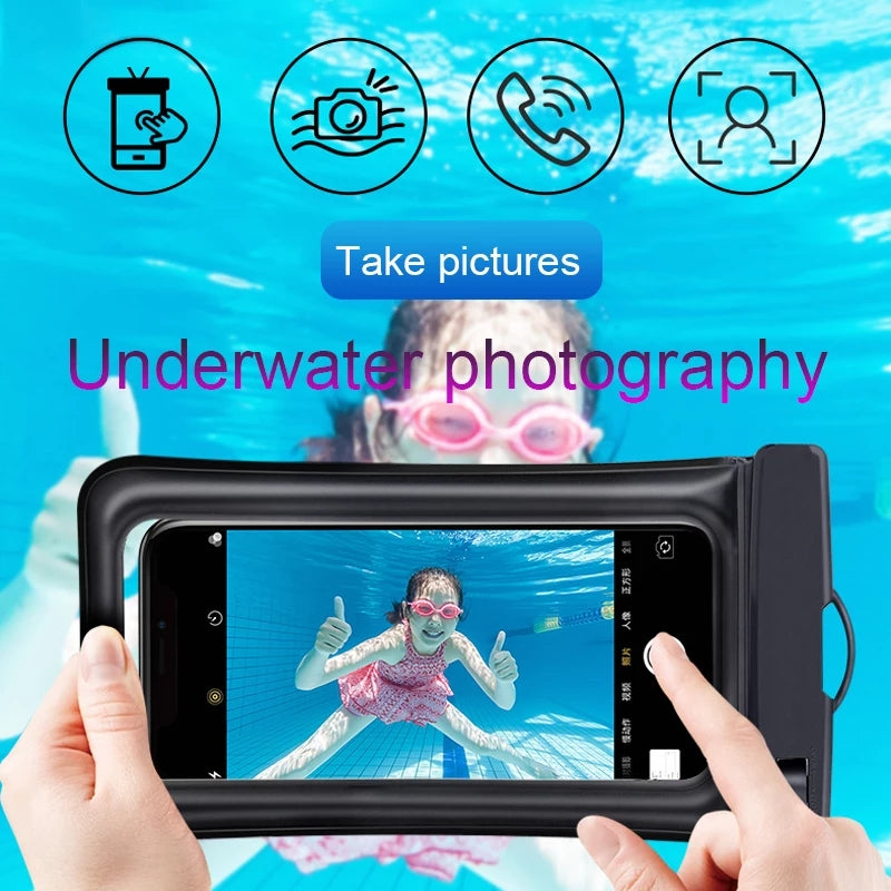 Mobile phone waterproof discount pouch