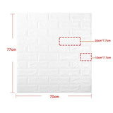 3D Brick Wall Sticker