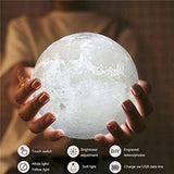 3D Moon Lamp with Plastic Stand