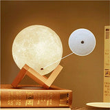 3D Moon Lamp with Plastic Stand