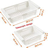 Adjustable Fridge Drawer Organizer