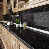 Black Marble Adhesive Sticker