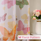 Butterfly Sheer Tulle Curtain