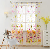 Butterfly Sheer Tulle Curtain
