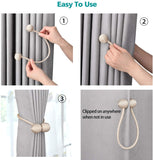 2PCs Magnetic Curtain Tiebacks
