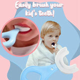 Kids U-shaped Silicone Toothbrush