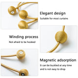 2PCs Magnetic Curtain Tiebacks