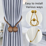 2PCs Magnetic Curtain Tiebacks