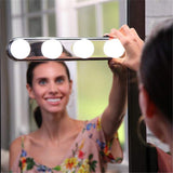 Portable 4 LED Bulbs Makeup Light