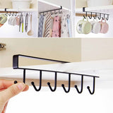 Under Cabinet 6 Hooks Hanger