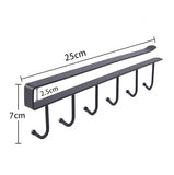 Under Cabinet 6 Hooks Hanger