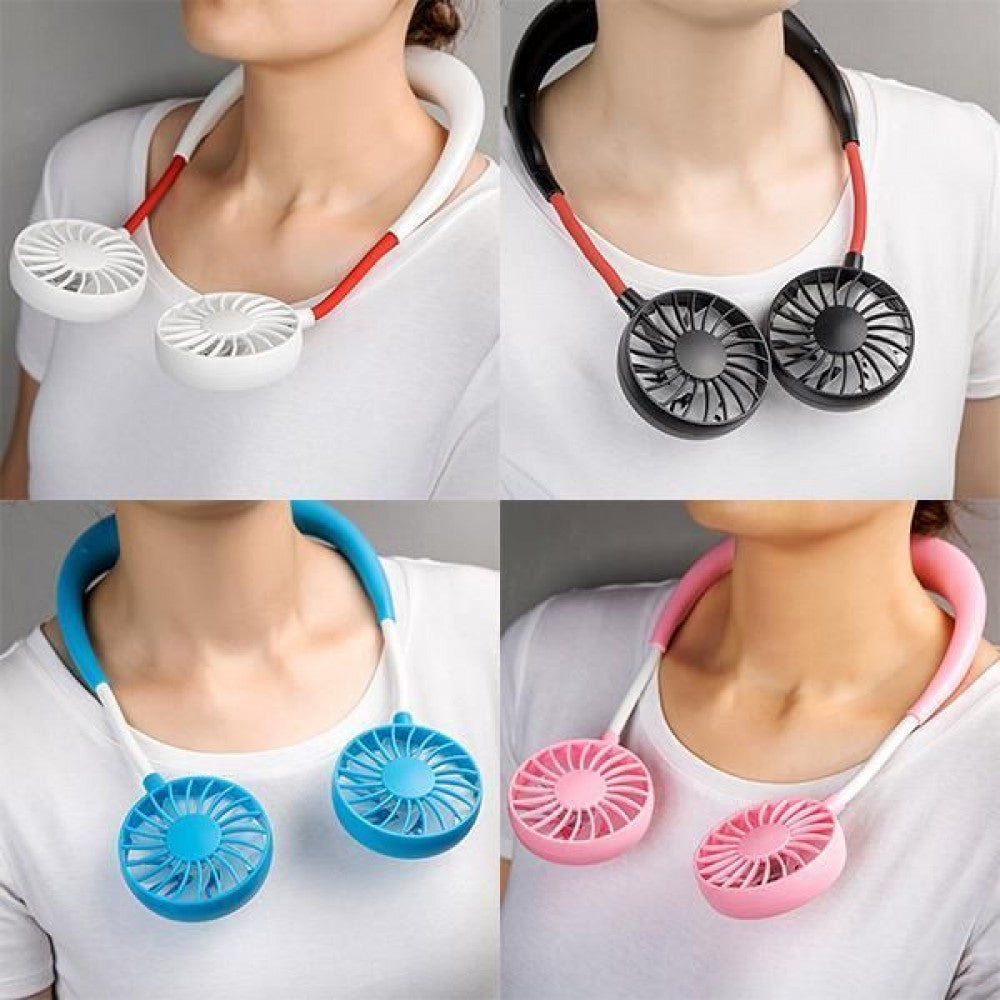USB Portable Neck Fan Hands Free Portable Neck Fan SK Collection