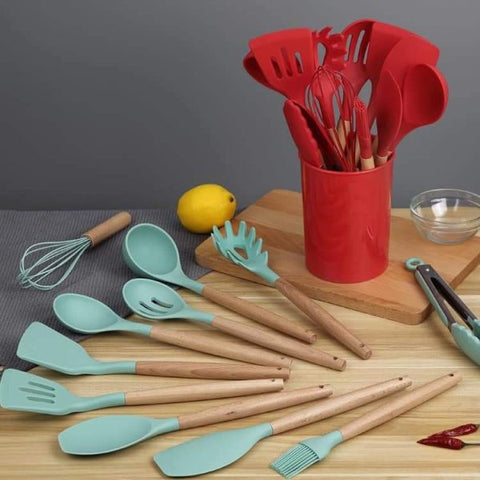 12-Piece Silicone Cooking Utensil Set