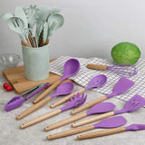 12-Piece Silicone Cooking Utensil Set