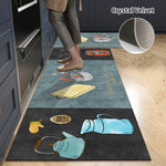 2 Pcs 3D Anti Slip Soft Floor Mats