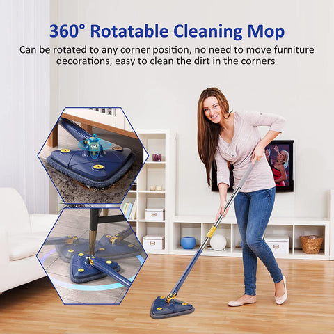 360 Triangle Adjustable Mop With Twist Squeeze - SK Collection – SK Collection PK