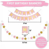 Baby Girl 1st Birthday Decorations Party Supplies
