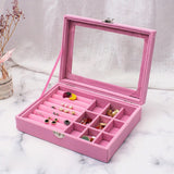 Velvet Glass Jewelry Box