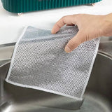 Steel wire cleaning cloth