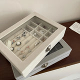 Velvet Glass Jewelry Box