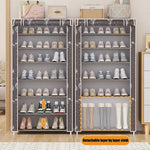 10 Layer Dust Proof Shoe Rack