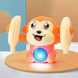 Electric Rolling Monkey Toy