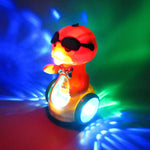 Electric Walking Music Lighting Spray Duck