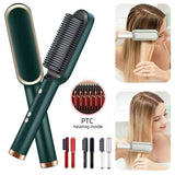 Hair Straightener Brush Comb