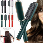 Hair Straightener Brush Comb