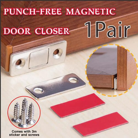Punch Free Magnetic Door Closer 