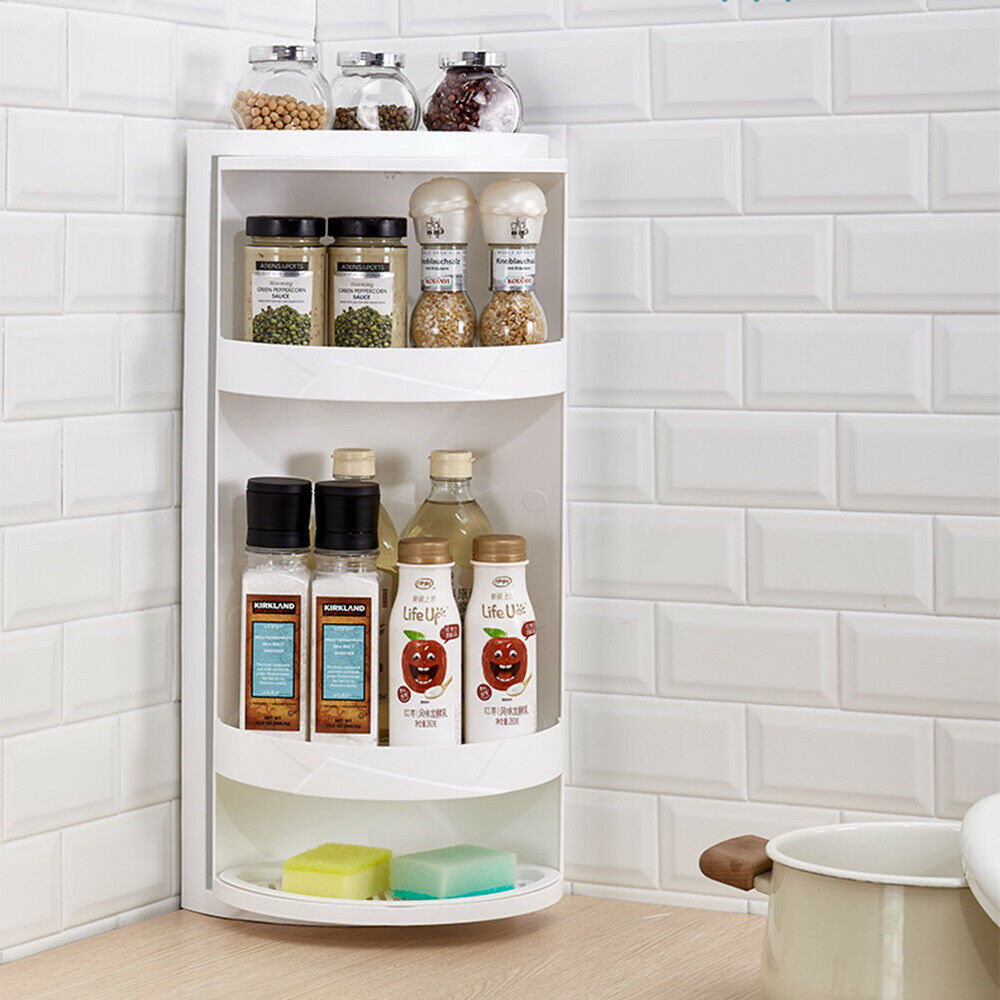 Rotating Corner Storage Rack / Nailless Storage Rack - SK Collection ...