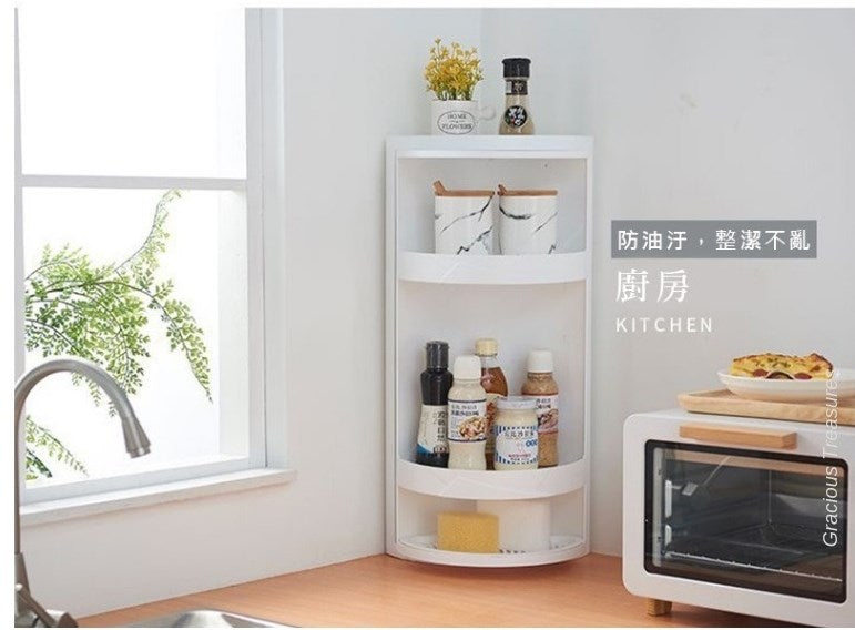 Rotating Corner Storage Rack / Nailless Storage Rack - SK Collection ...