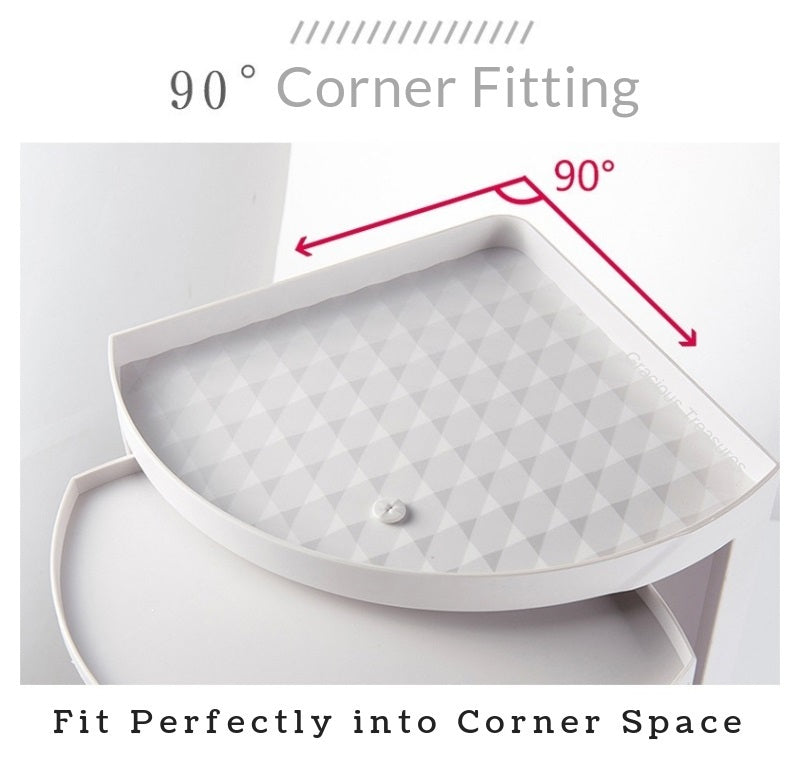 Rotating Corner Storage Rack / Nailless Storage Rack - SK Collection ...