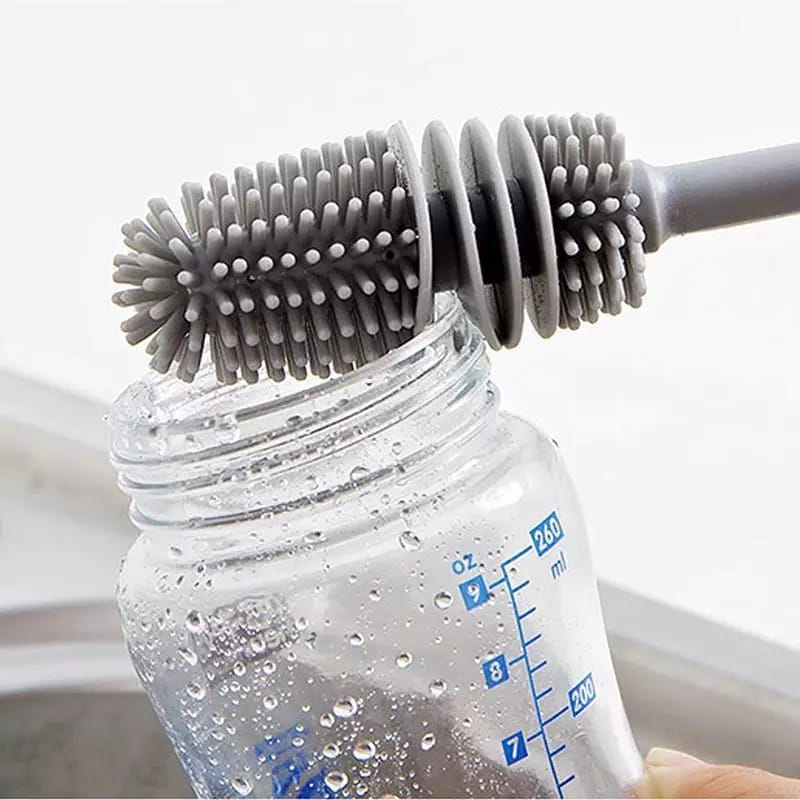 Silicone Bottle Cleaning Brush With Long Handle