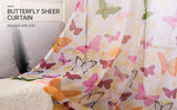Butterfly Sheer Tulle Curtain